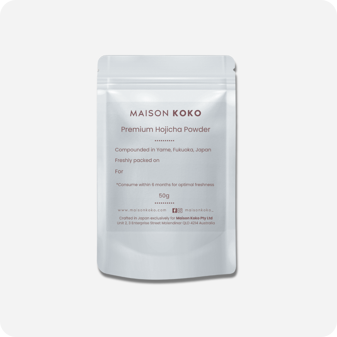 Hojicha Powder (Premium Grade) Package | Maison Koko