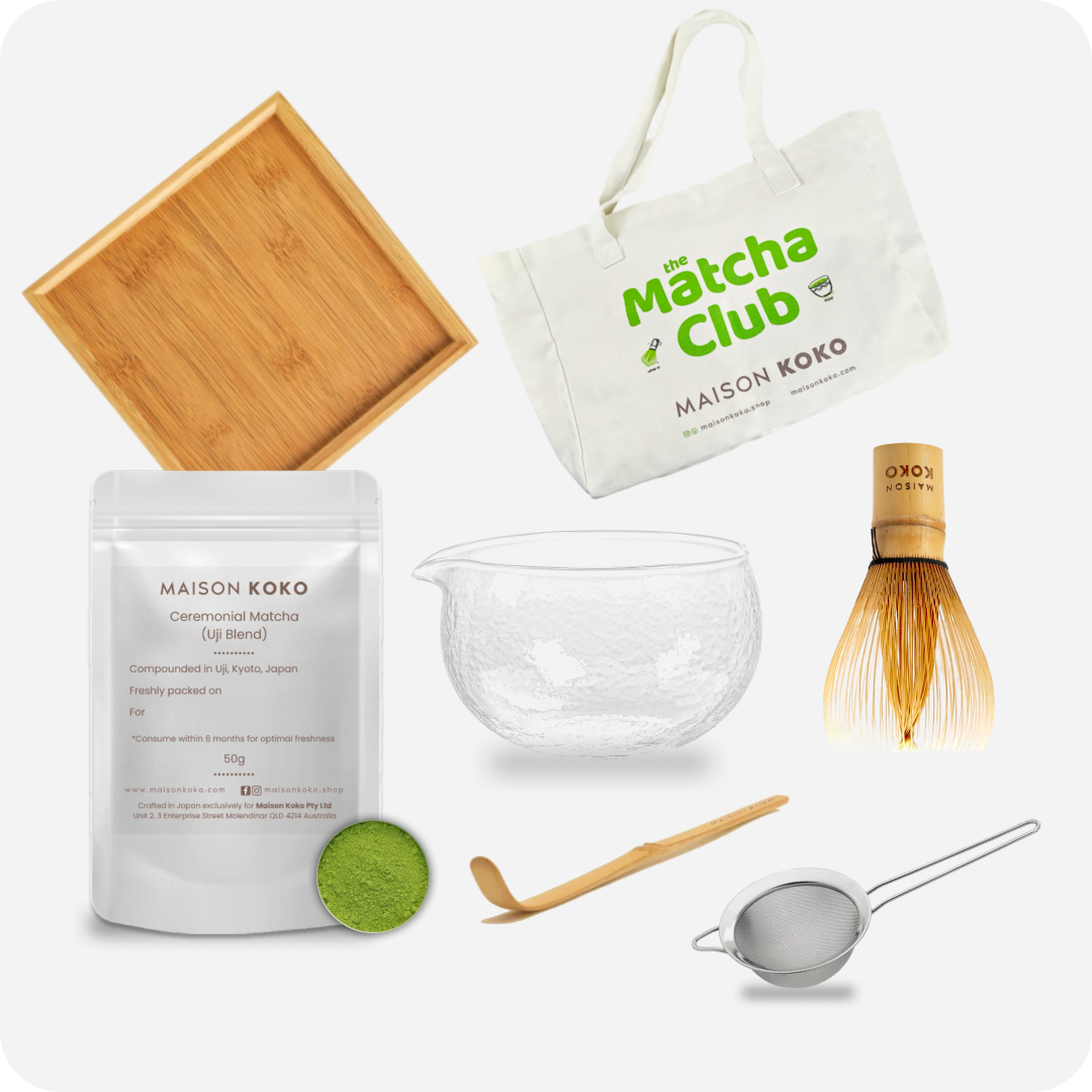 Matcha Club Bundle Items | Maison Koko
