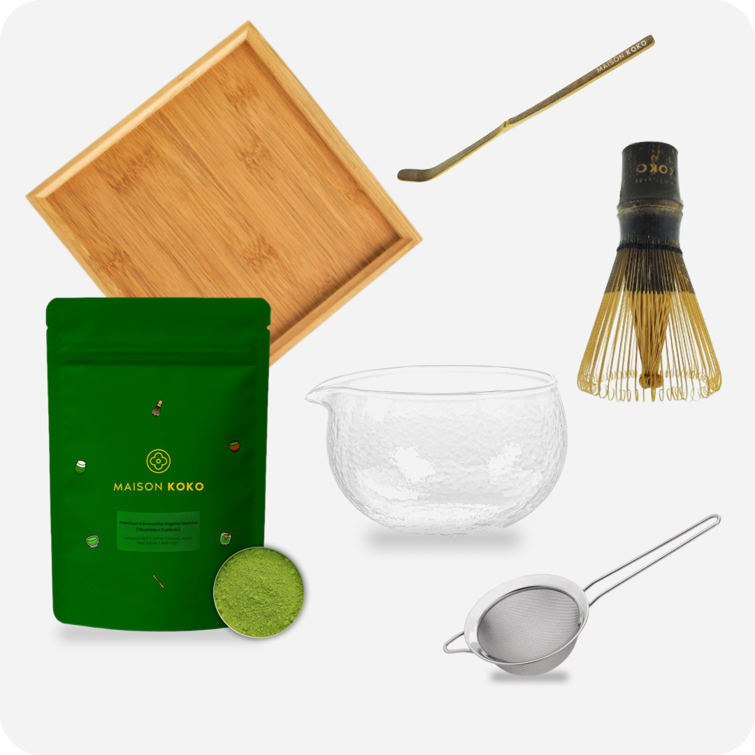 Matcha Gift Set Items Detail | Maison Koko