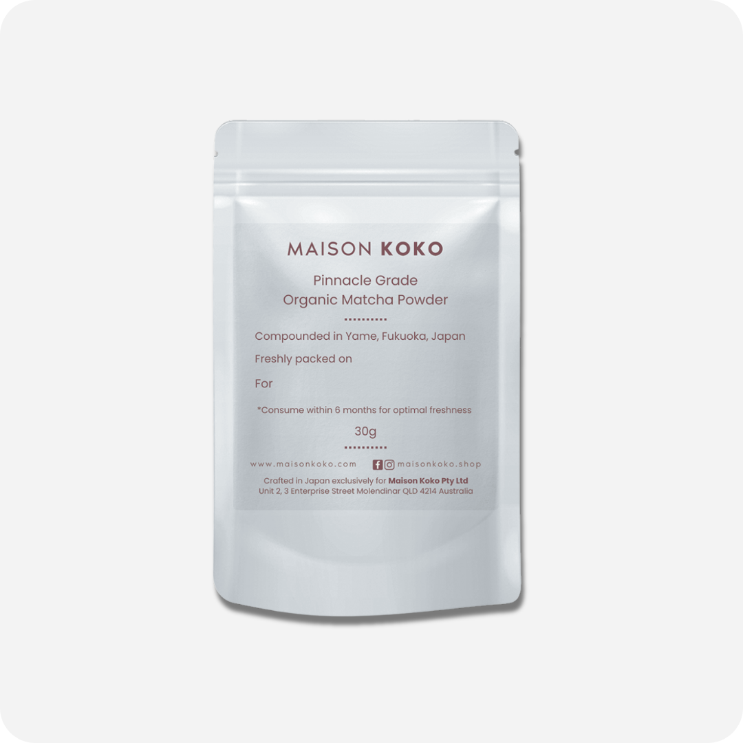 Pinnacle Grade Organic Matcha Powder Package | Maison Koko