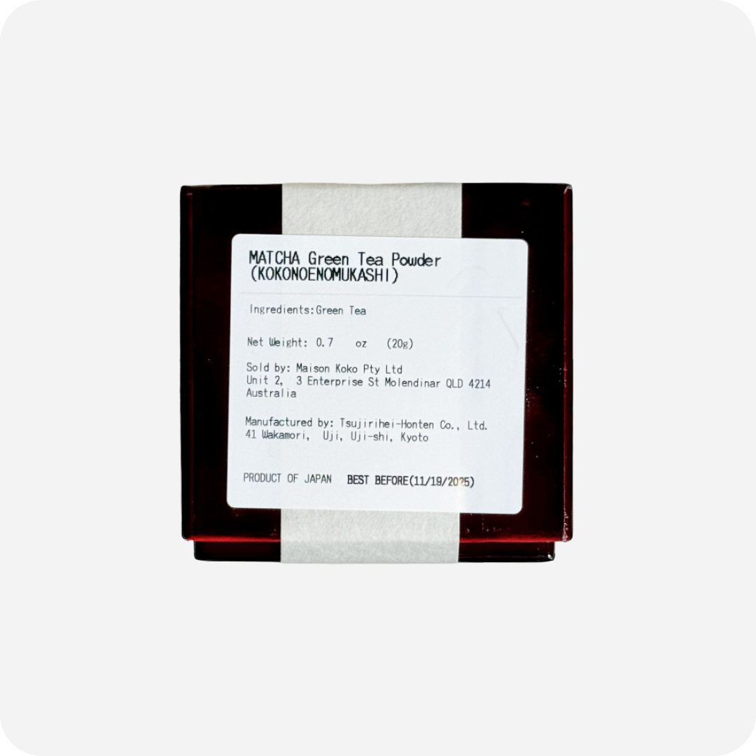 Premium Ceremonial Matcha (Kokonoe no Mukashi) info | Maison Koko
