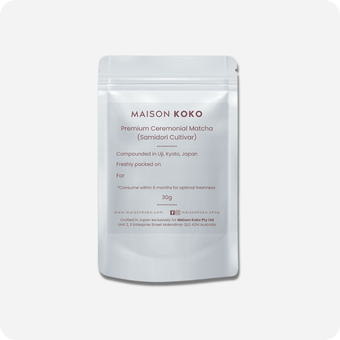 Premium Ceremonial Matcha Samidori Cultivar | Maison Koko