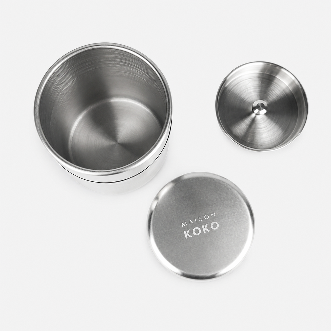 Stainless Steel Canister (400ml) Detail | Maison Koko