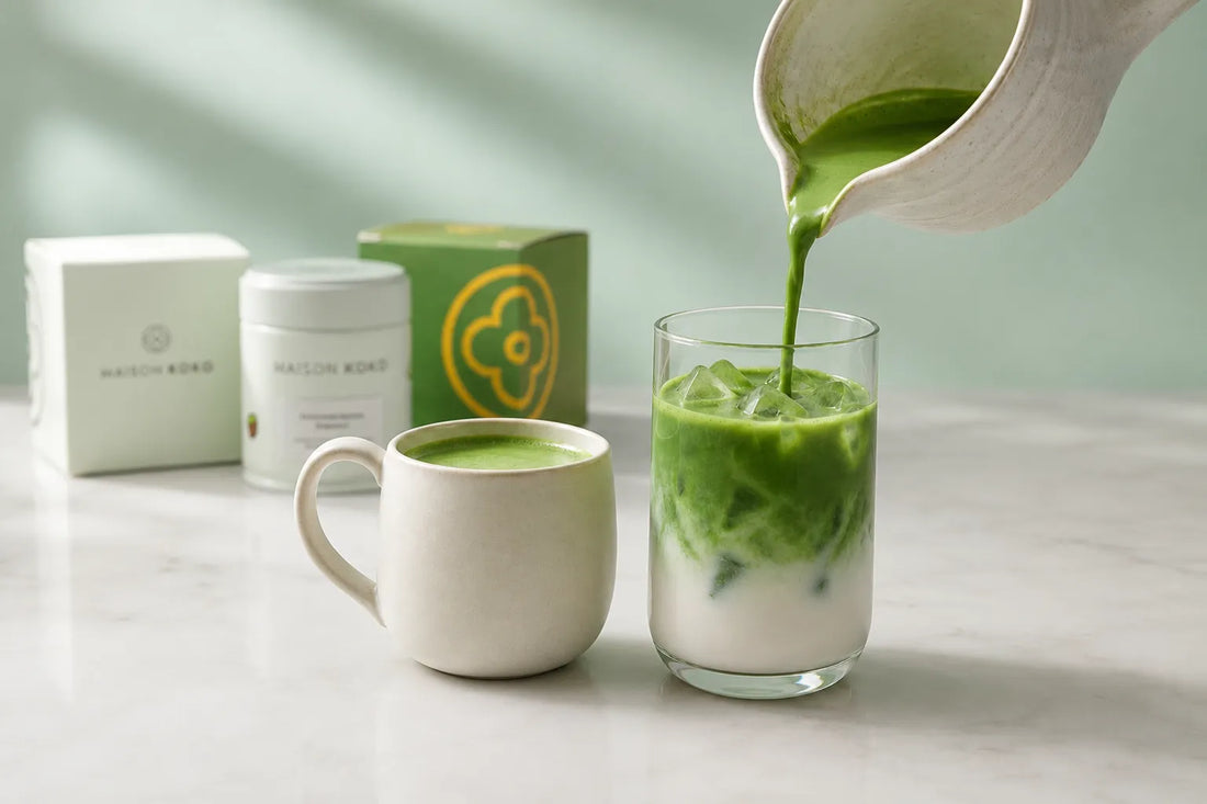 How to Make a Matcha Latte (Hot & Iced): The Golden Ratio | Maison Koko