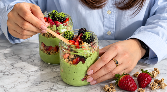 Strawberry Matcha Parfait | Maison Koko