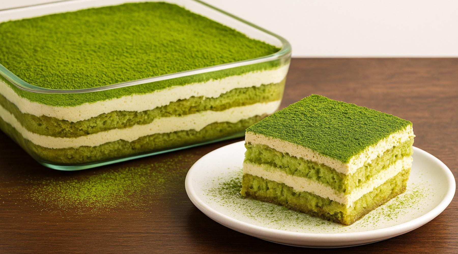 No-Bake Dairy-Free Matcha Tiramisu Recipe &ndash; Maison Koko