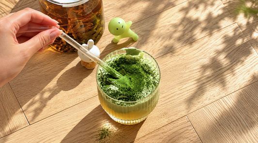Jasmine Tea with Matcha Cream | Maison Koko