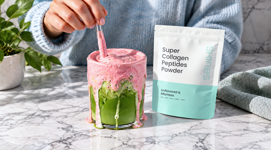 Iced Matcha with SKINES | Maison Koko