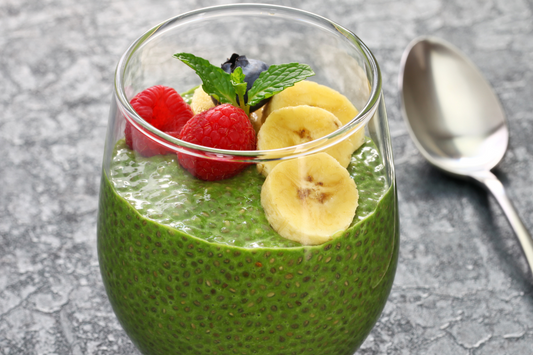 Matcha Mint Chia Pudding | Maison Koko