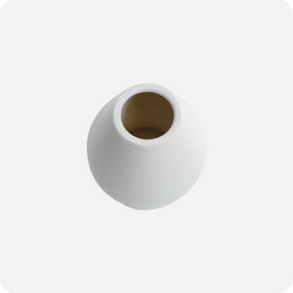 Ceramic Matcha Whisk Holder (Narrow Hole) White | Maison Koko