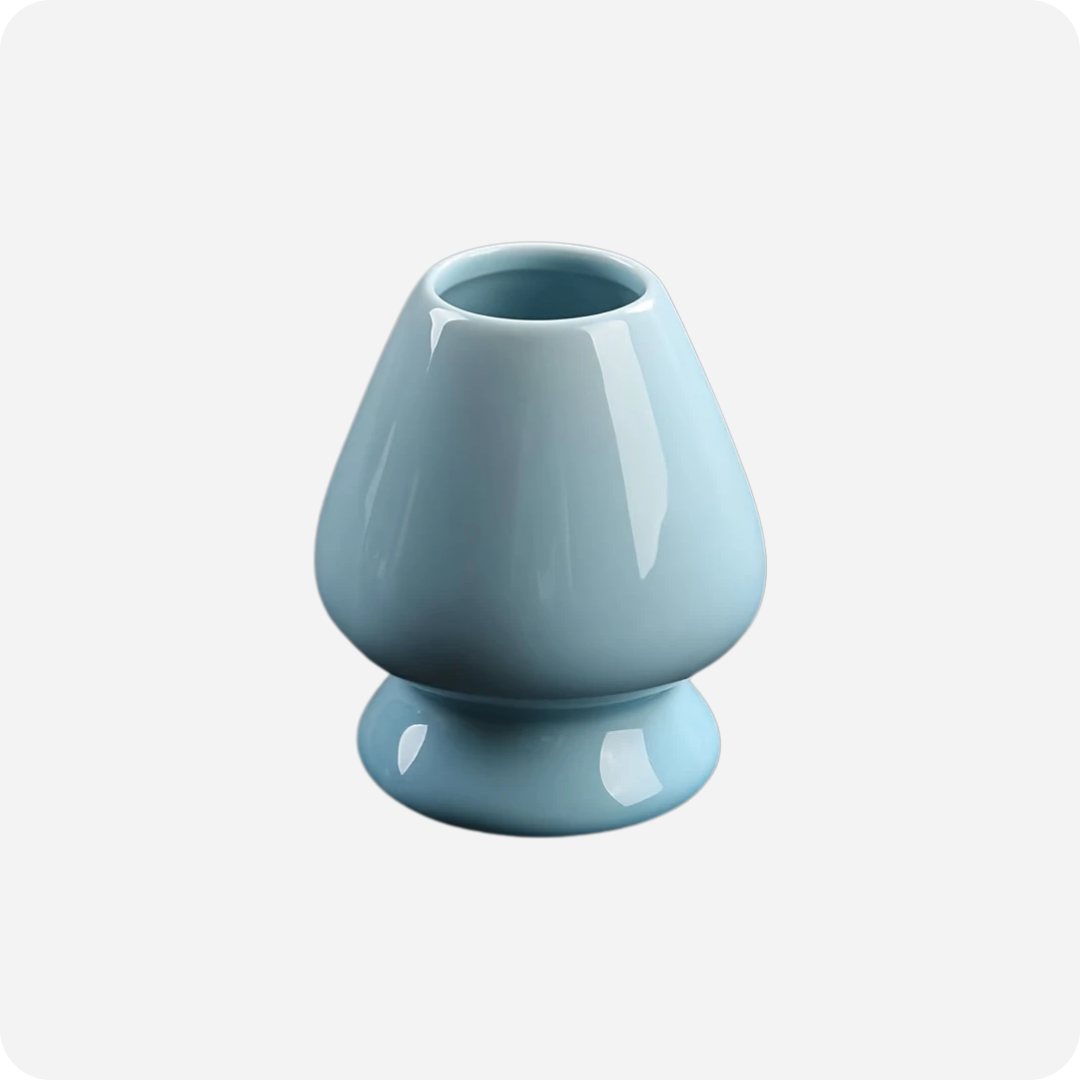 Ceramic Matcha Whisk Holder (Wide Hole) Blue | Maison Koko