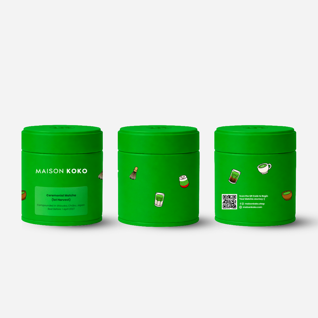 Ceremonial Matcha (1st Harvest) Green Tin | Maison Koko