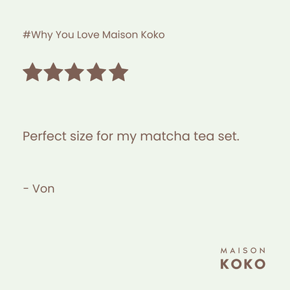 Bamboo Matcha Tray