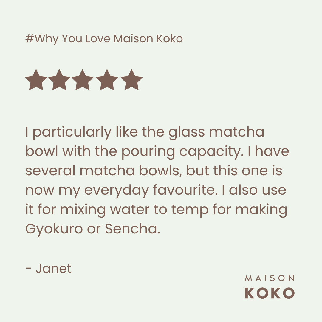Matcha Signature Set Customer Review | Maison Koko