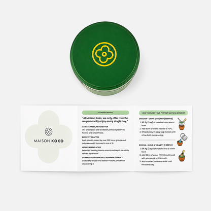 Empty Matcha Dark Green Instruction  | Maison Koko