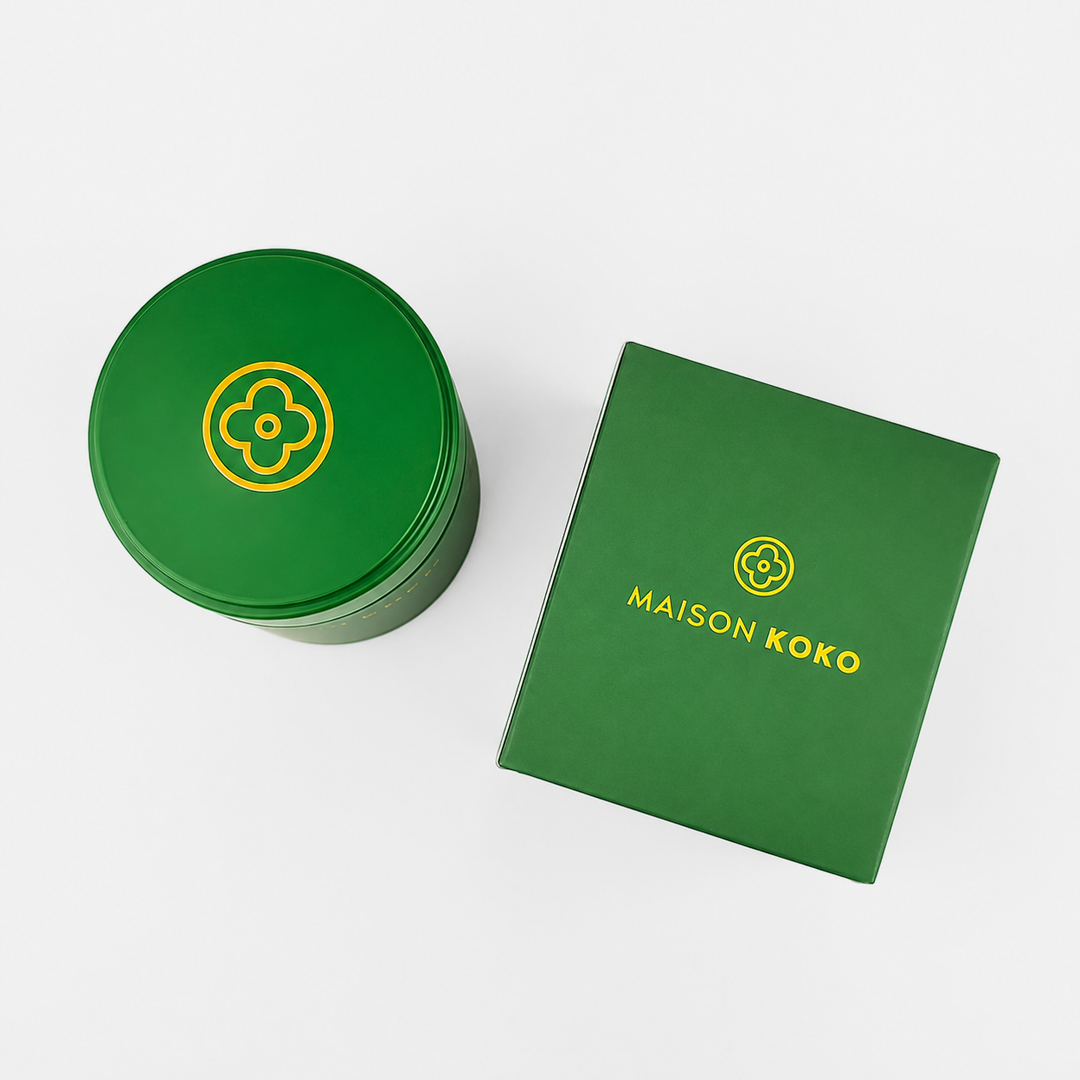 Empty Matcha Dark Green Up View  | Maison Koko