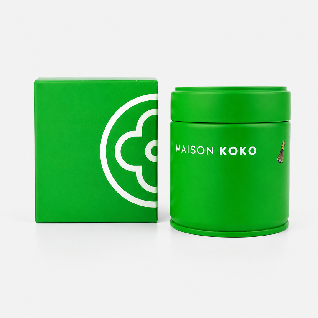 Empty Matcha Green Front View | Maison Koko