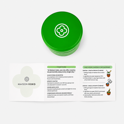 Empty Matcha Green Instruction | Maison Koko