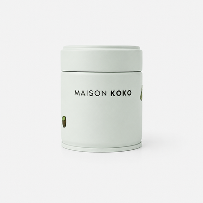 Empty Matcha Tin Light Green | Maison Koko