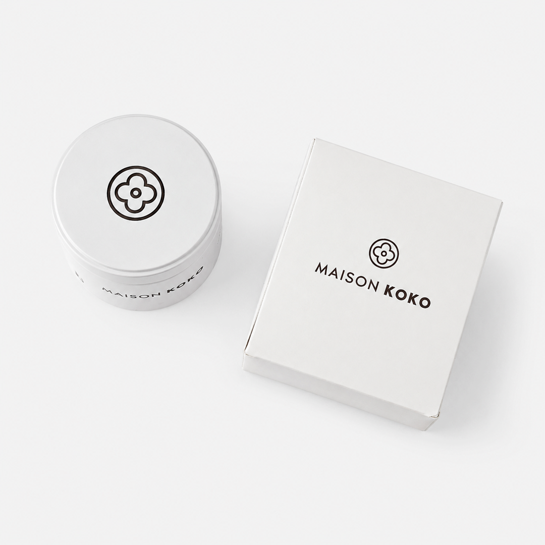Empty Matcha Tin Up View Box | Maison Koko