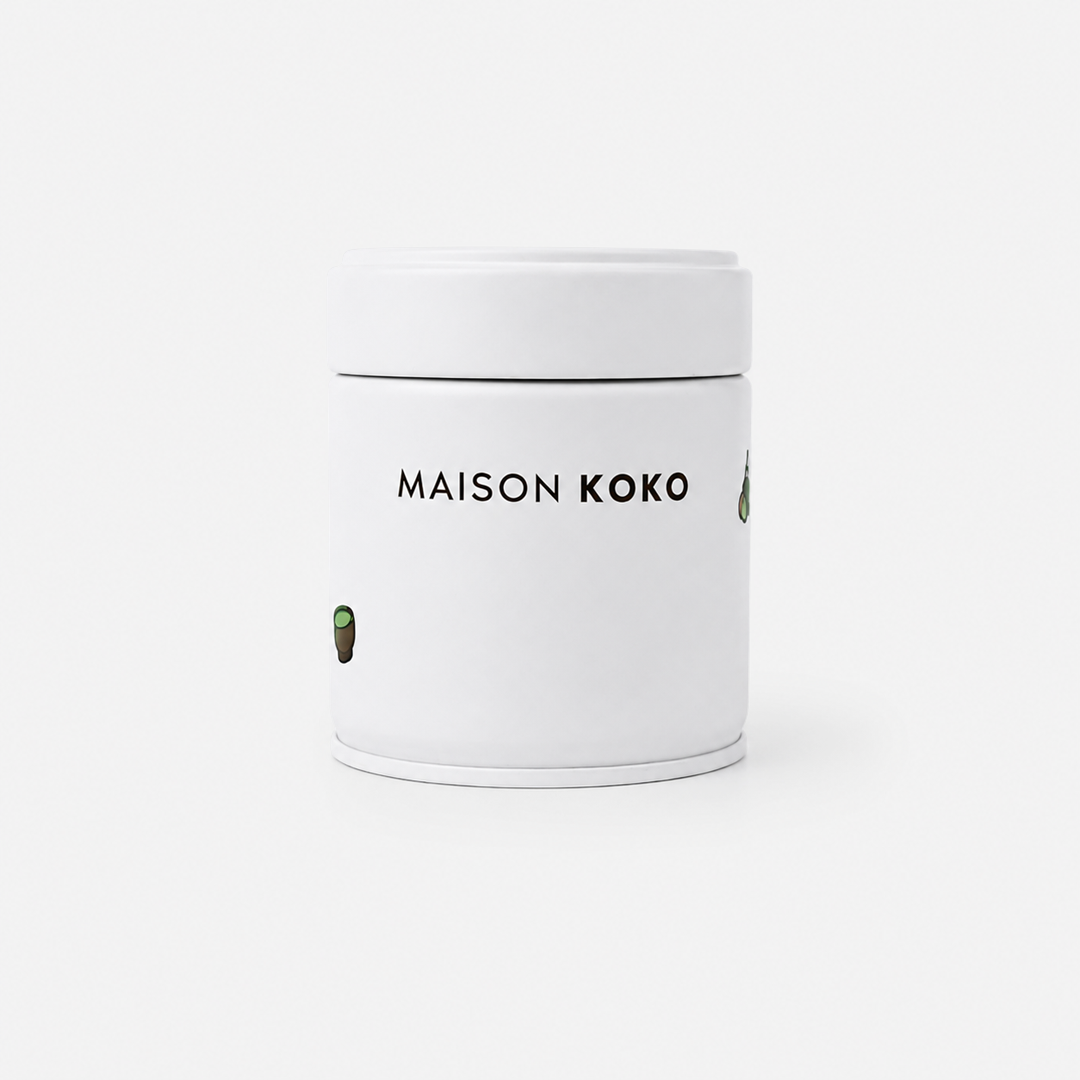Empty Matcha Tin White | Maison Koko