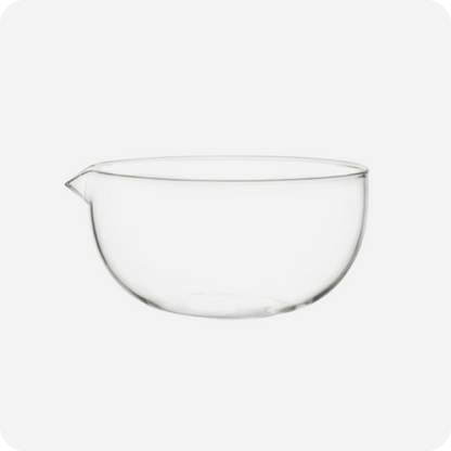 Glass Matcha Bowl with Spout (500ml) | Maison Koko