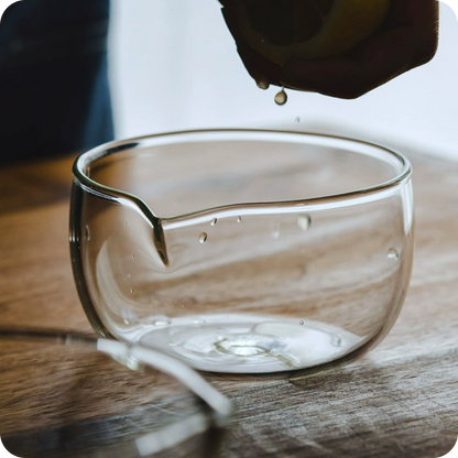 Glass Matcha Bowl with Spout | Maison Koko