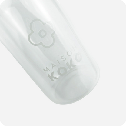 Glass Matcha Mixer Bottle (300ml) Detail | Maison Koko