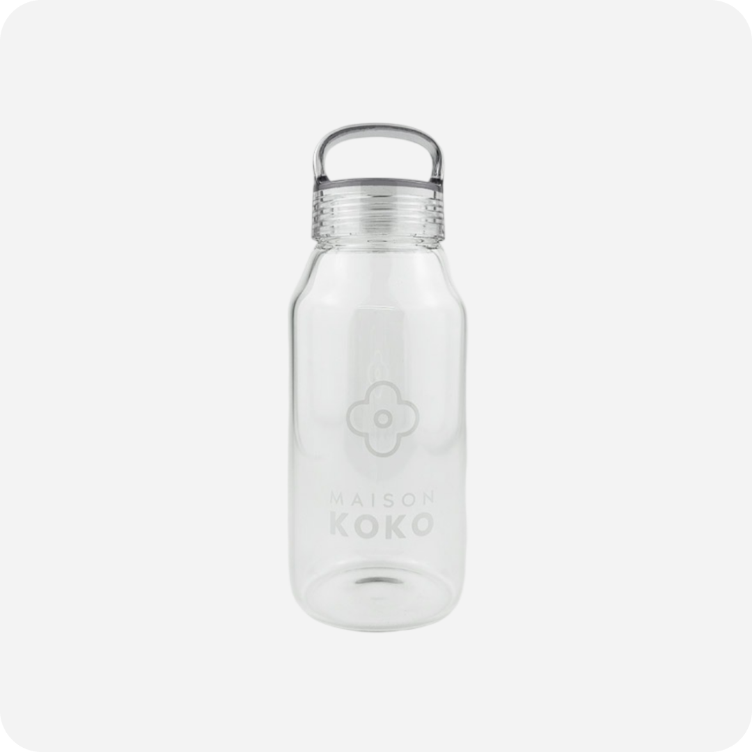 Glass Matcha Mixer Bottle (300ml) | Maison Koko