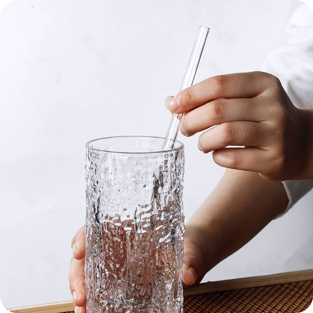 Glass Straw Set Image | Maison Koko