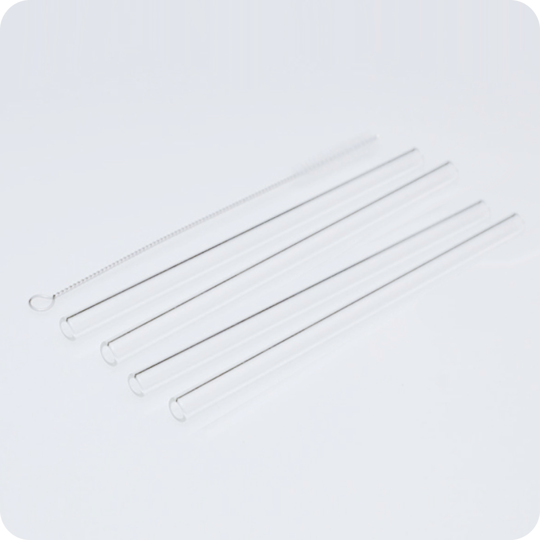 Glass Straws Set | Maison Koko