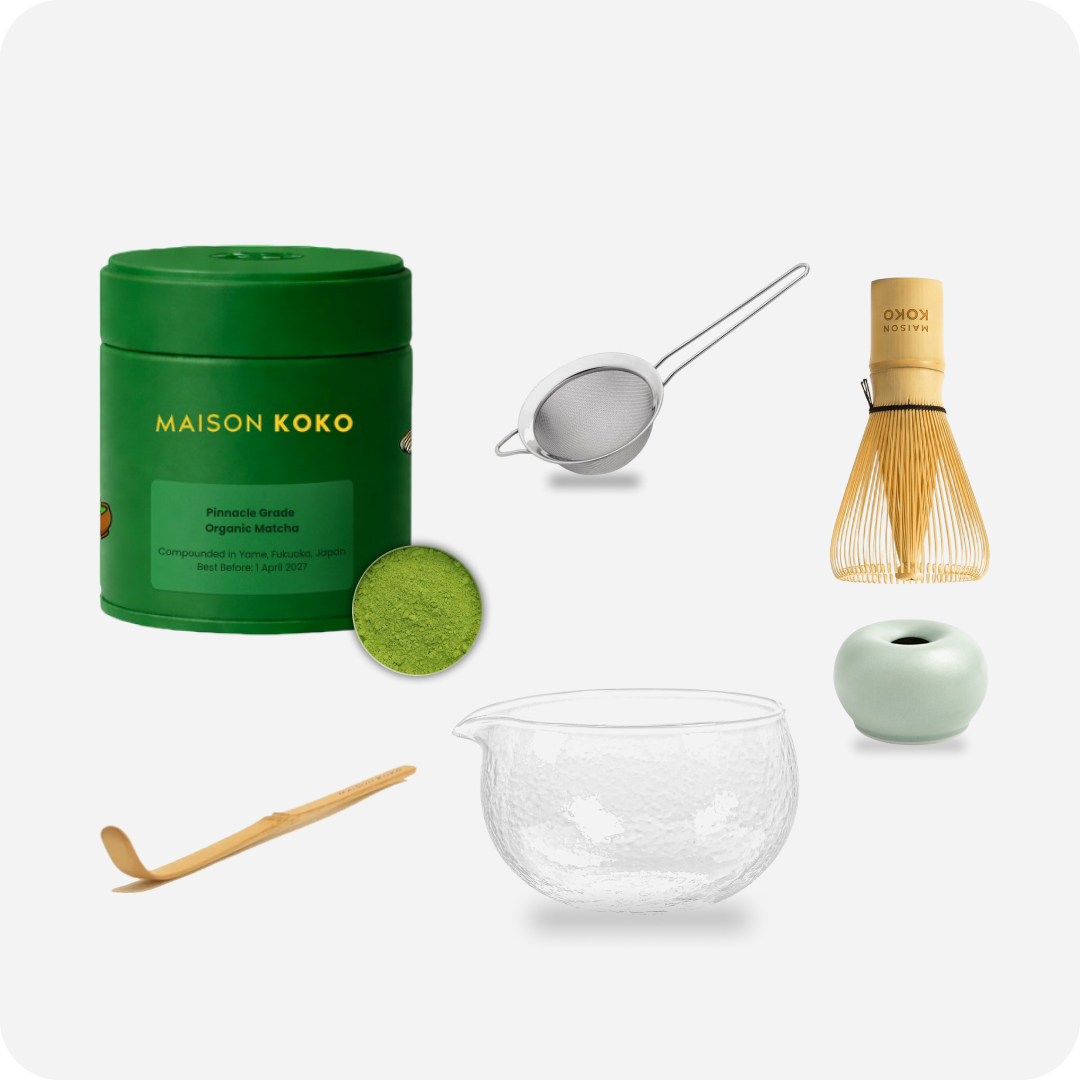 Matcha Signature Set Items Green Whisk Holder | Maison Koko