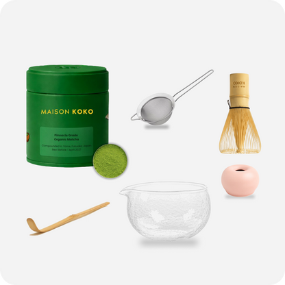 Matcha Signature Set Items Pink Whisk Holder | Maison Koko