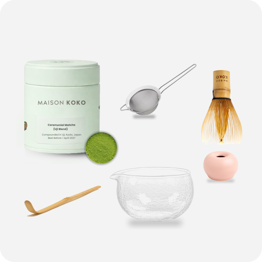 Matcha Signature Set Pink | Maison Koko