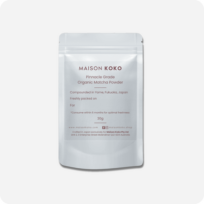 Pinnacle Grade Organic Matcha Powder Package | Maison Koko