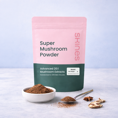 SKINES Super Mushroom Powder (Reishi) Front View | Maison Koko