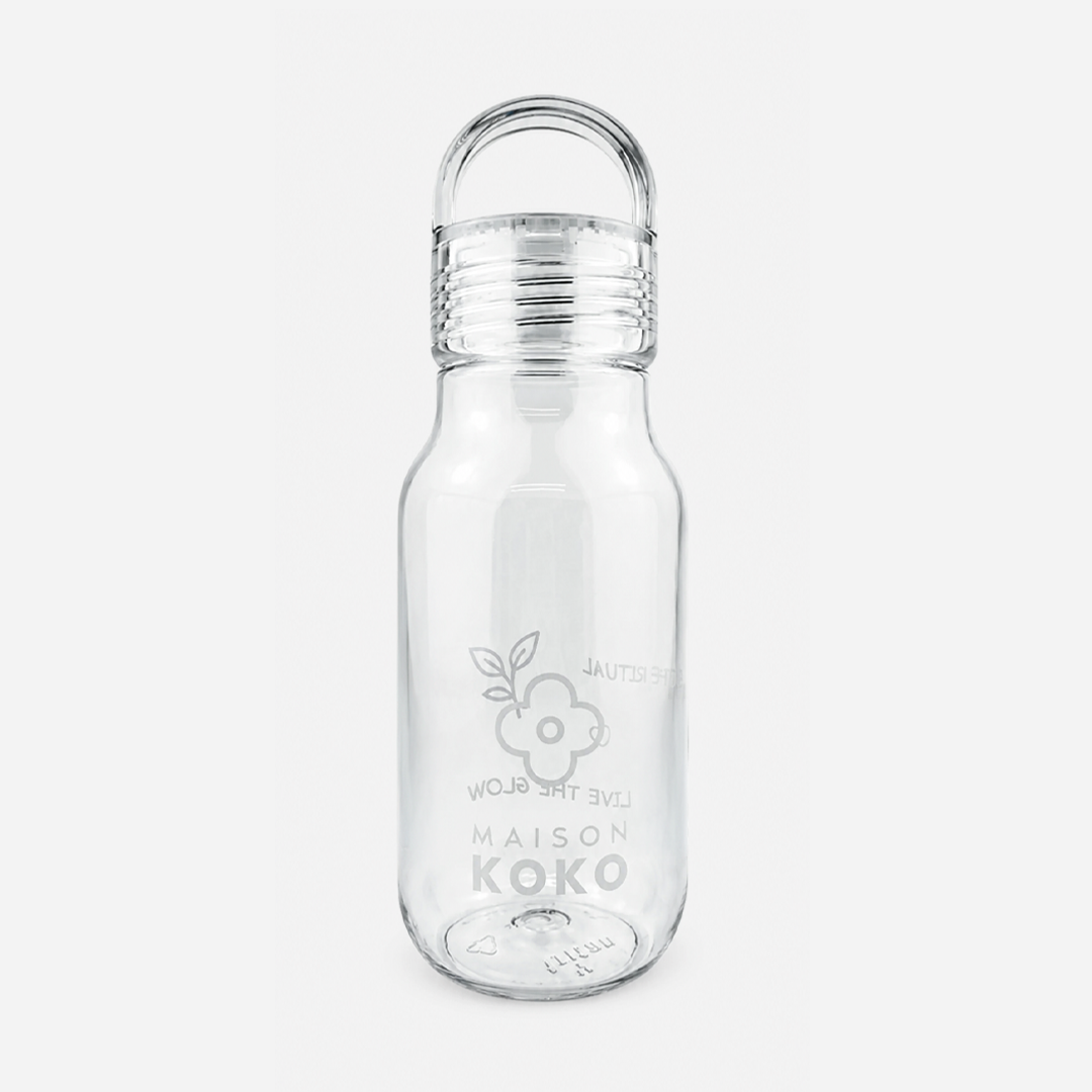 Tritan Matcha Mixer Bottle (430ml) Front View | Maison Koko