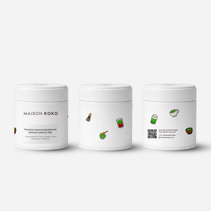 White Tin Premium Ceremonial Matcha (Seimei Cultivar) - Maison Koko