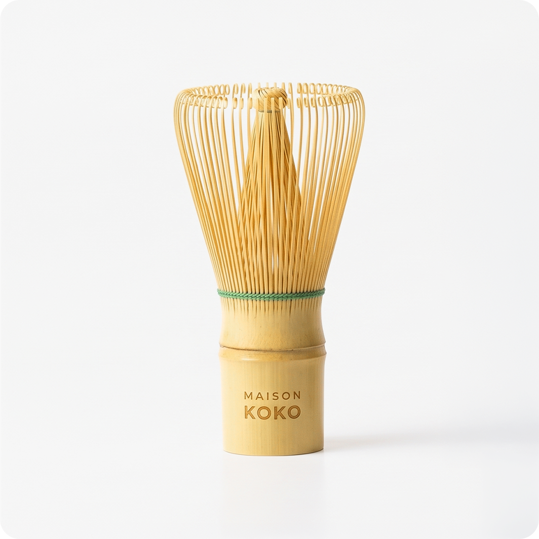 Bamboo Matcha Whisk (120 Prongs)