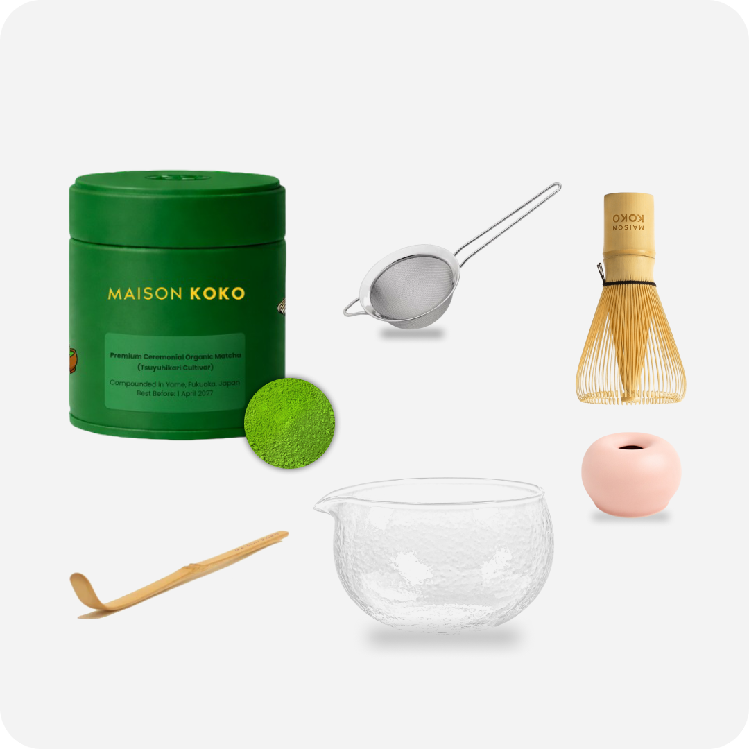 Matcha Signature Set (Pink) | Maison Koko