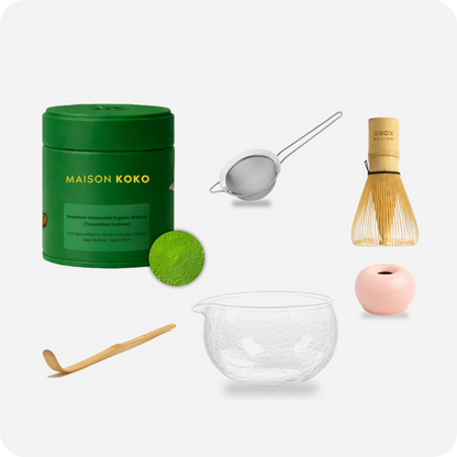 Matcha Signature Set (Pink) | Maison Koko