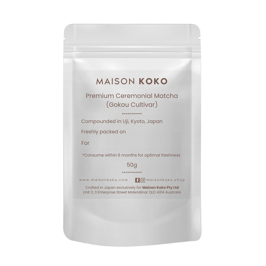 Maison Koko Premium Ceremonial Matcha (Gokou Cultivar) - 50g