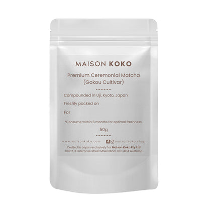 Maison Koko Premium Ceremonial Matcha (Gokou Cultivar) - 50g